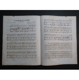 CLAPISSON Louis L'Emploi de ma journée Chant Piano 1852