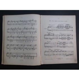 DUPONT Gabriel Les Heures Dolentes Poème d'Automne Piano Chant 1905