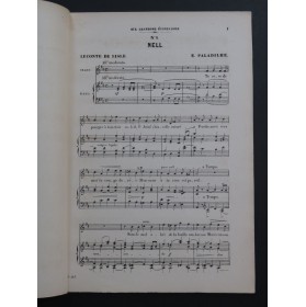 PALADILHE E. Six Chansons Ecossaises Chant Piano 1877