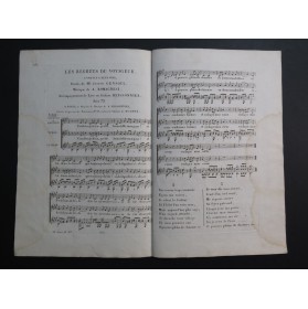 ROMAGNESI Antoine Les Regrets du Voyageur Chant Guitare ca1820