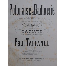 BACH J. S. Polonaise et...