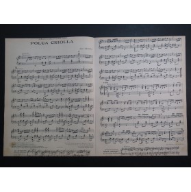 SENTIS José Polca Criolla Piano 1922