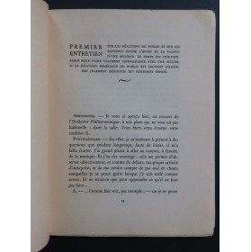 FURTWAENGLER Wilhelm Entretiens sur La Musique 1954