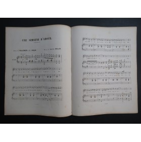 COLLIN Lucien Une Semaine d'Amour Chant Piano ca1880