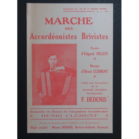 Marche des Accordéonistes Brivistes H. Clément Accordéon