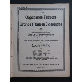 Organistes Célèbres et Grands Maîtres Classiques Vol 1 et 2 Orgue ou Harmonium