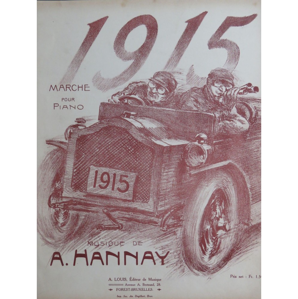 HANNAY A. 1915 Piano 1915