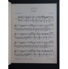 HANNAY A. 1915 Piano 1915