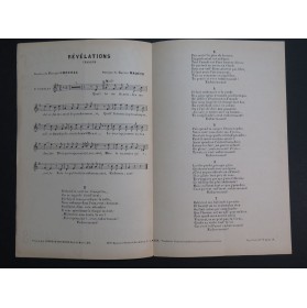 Révélations Gaston Maquis Chant