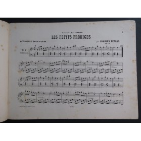 FERIUS Charles Les Petits Prodiges op 133 Piano 1877
