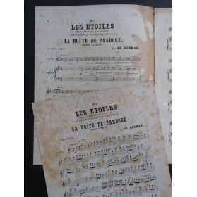 LITOLFF Henry La Boîte de Pandore Fantaisie Hermann Piano Flûte ca1878