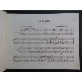 ARDITI Luigi La Stella 2e Valse Piano ca1861