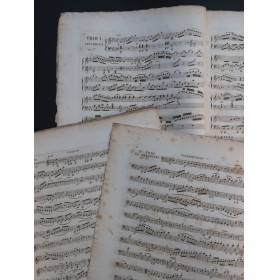 BEETHOVEN Trois Trios op 1 Piano Violon Violoncelle ca1825