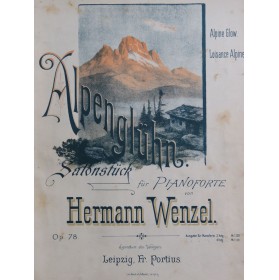 WENZEL Hermann Alpenglühn...