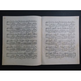 WENZEL Hermann Alpenglühn op 78 Piano ca1893