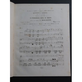 MERCADANTE Saverio Il Bravo No 5 Chant Piano ca1845