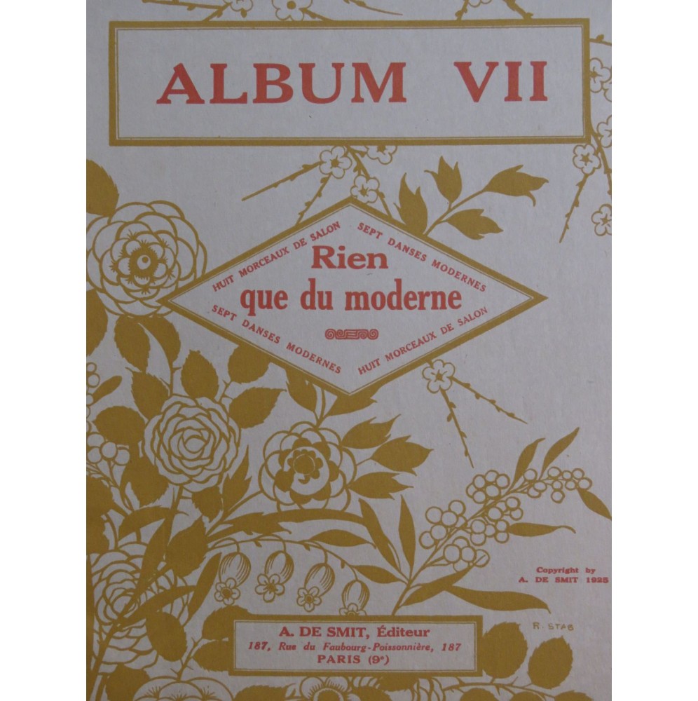Rien que du Moderne Album No 7 Piano 1925