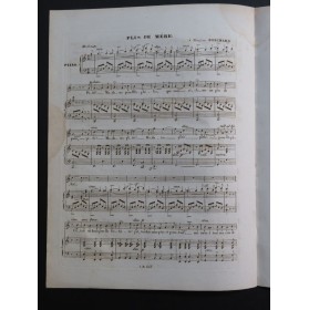 PUGET Loïsa Plus de mère Chant Piano 1839