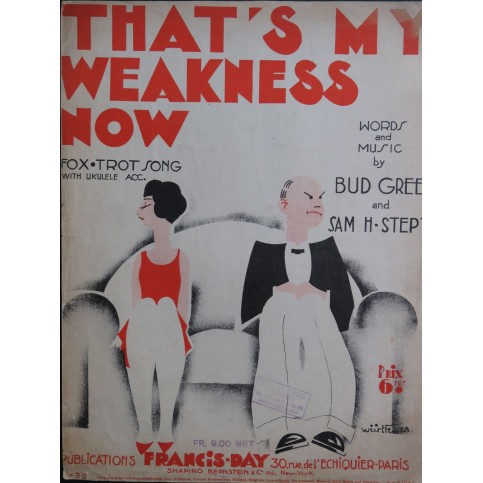 GREEN STEPT That's my weakness now Chant Piano 1928