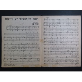 GREEN STEPT That's my weakness now Chant Piano 1928