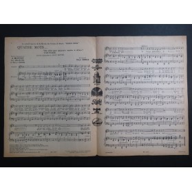 ERWIN Ralph Quatre Mots...Chant Piano 1929