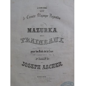ASCHER Joseph Mazurka des...