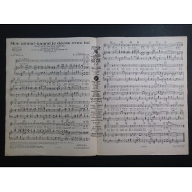 HEYMANN W. R. Mon amour quand je danse avec toi Chant Piano 1931