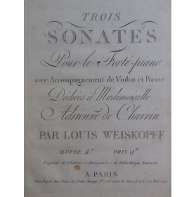 WEISKOPFF Louis Trois...