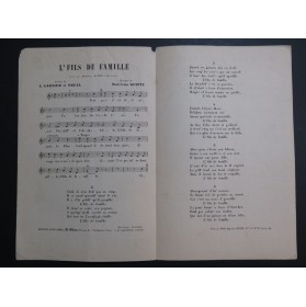 L'Fils de Famille Madeleine Guitty Chant