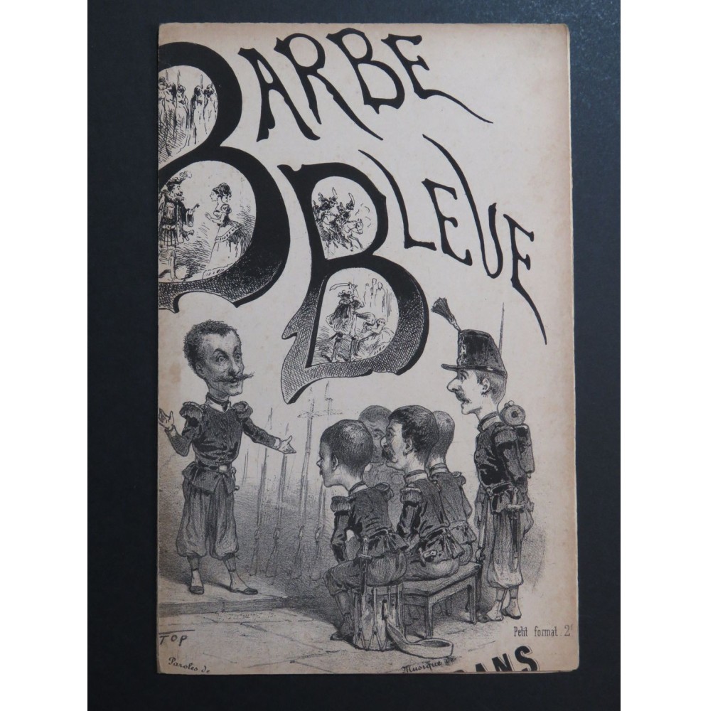 HUBANS Charles Barbe-Bleue Grande Scène Comique Chant XIXe