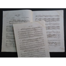 MASINI F. Aime-moi ! Chant Piano ca1840
