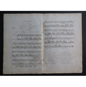 SUDRE François L'Horloge Chant Guitare ca1820