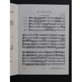 BACH J. S. Suite No 2 Si mineur Orchestre 1979