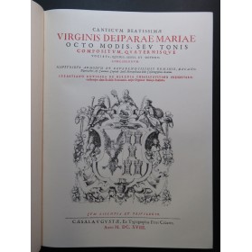 AGUILERA DE HEREDIA Sebastian Canticum Beatissimae Chant 1990