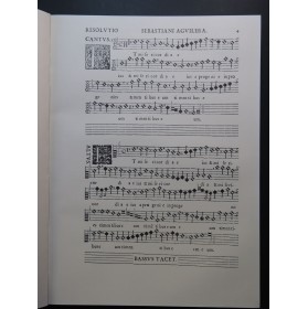 AGUILERA DE HEREDIA Sebastian Canticum Beatissimae Chant 1990