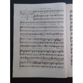 GRÉTRY André Anacréon chez Polycrate Air Chant Piano ca1800