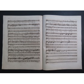 GRÉTRY André Anacréon chez Polycrate Air Chant Piano ca1800