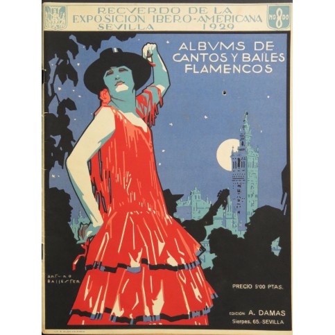 Albums de Cantos y Bailes Flamencos Piano 1929