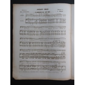 CHERET P. Jacques Coeur Chant Piano ca1845
