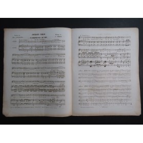 CHERET P. Jacques Coeur Chant Piano ca1845
