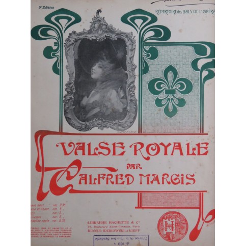 MARGIS Alfred Valse Royale op 23 Piano 1902