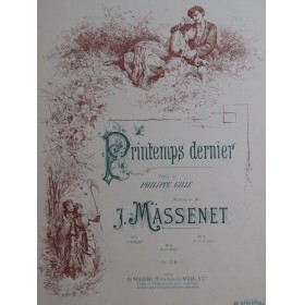 MASSENET Jules Printemps...