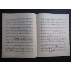 MASSENET Jules Printemps Dernier Chant Piano ca1890