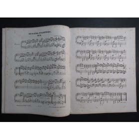 KUFFERATH Hubert Ferdinand Pensées Fugitives Piano ca1845