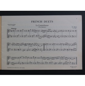 French Duets 12 Pièces pour 2 Flûtes à bec