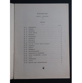 SCHUMANN Robert Carnaval Scènes Mignonnes op 9 Piano