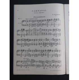 SCHUMANN Robert Carnaval Scènes Mignonnes op 9 Piano