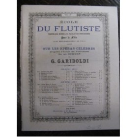 HERMAN Adolphe Fra-Diavolo Auber Flute Piano 1876