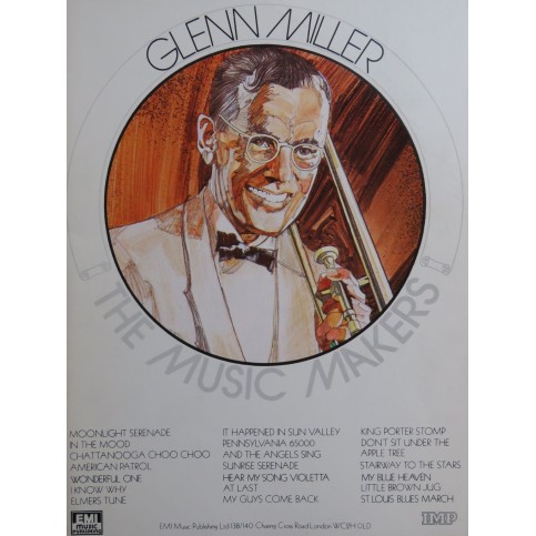 MILLER Glenn The Music Makers 21 Pièces Chant Piano 1975