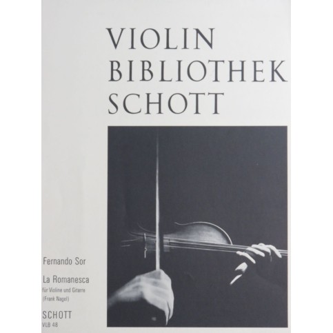 SOR Fernando La Romanesca Guitare Violon 1977